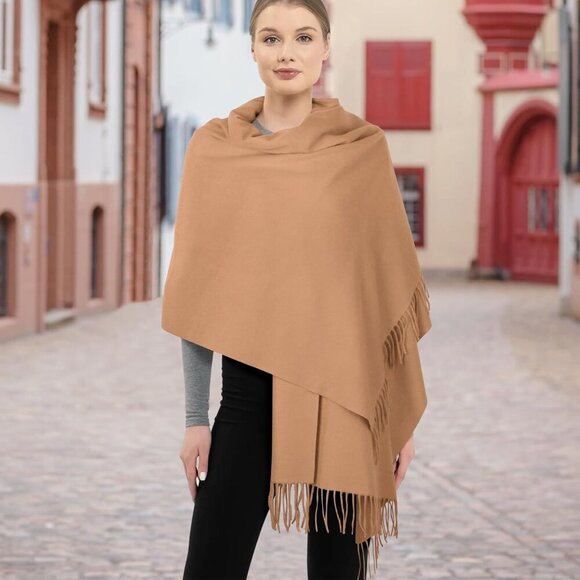 Women’s Pashmina Shawl Wraps 81in Soft Warm Winter Elegant Fashion Accessory - Picture 7 of 7